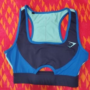 Gymshark prism blue sports bra size xsmall